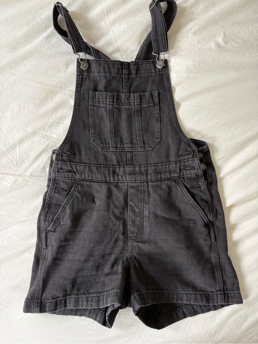 Cotton On Black Short Overalls